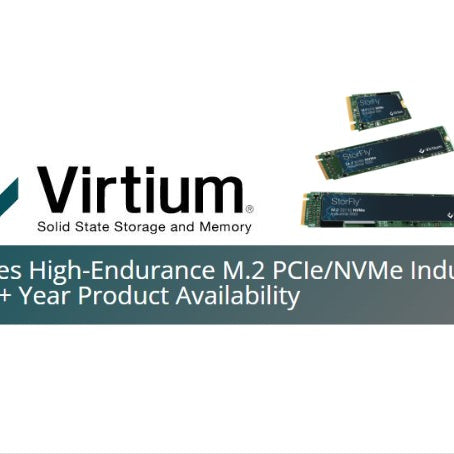 Virtium Introduces High-Endurance M.2 PCIe/NVMe Industrial SSD Platform with 10+ Year Product Availability