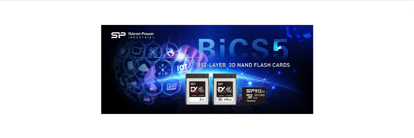 SP Industrial’s BiCS5 Flash Cards for Surveillance Edge and Professional Cinema Storage
